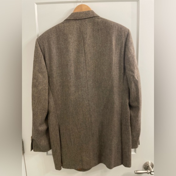 Jos. A. Bank Joseph Brown Birdseye Wool Cashmere Sport Coat 42L - Picture 4 of 5